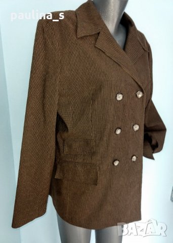 Два броя / Винтидж / Двуредно сако / кафяво и пепит / Германия , снимка 5 - Сака - 15785051