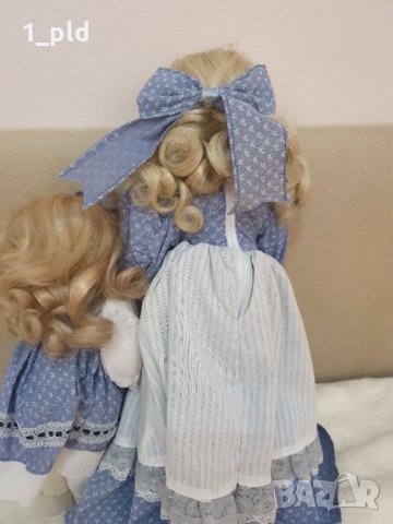 Порцеланови кукли мама и дъщеричка, снимка 2 - Колекции - 43761507