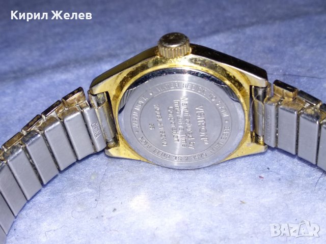VISITRON WATER RESISTANT QUARTZ JAPAN MOVT. ПОЗЛАТЕН ЯПОНСКИ МАРКОВ ДАМСКИ ЧАСОВНИК - ГРИВНА 36501, снимка 8 - Дамски - 39895493