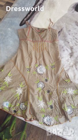 Desigual, лятна рокля с презрамки, цветя , М, 40, снимка 3 - Рокли - 18321304