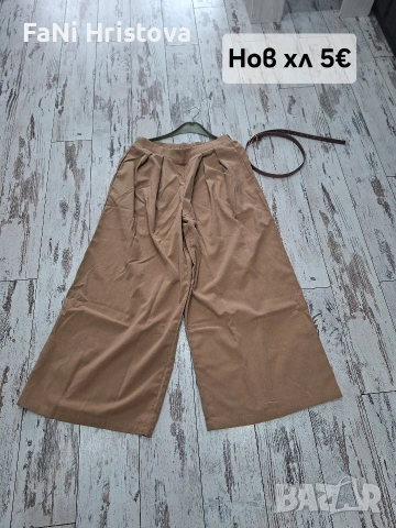 Дамски широк панталон Хл, снимка 2 - Панталони - 53453872