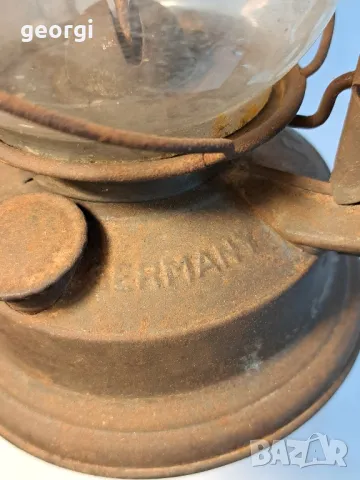 стар немски газен фенер Flowo  2/2, снимка 5 - Антикварни и старинни предмети - 48857772