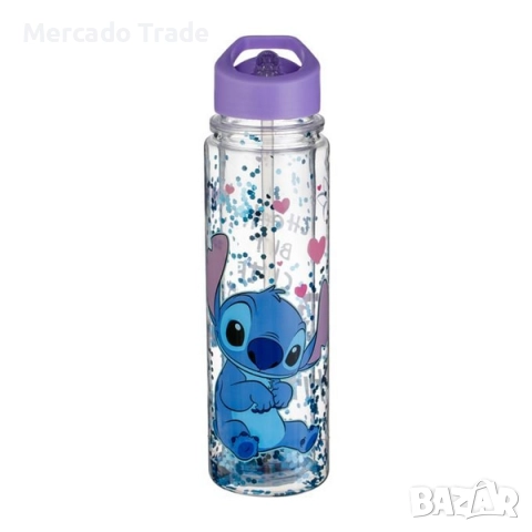 Детски бутилки Stitch с уникални дизайни – Избери своята!, снимка 2 - Прибори, съдове, шишета и биберони - 51621105
