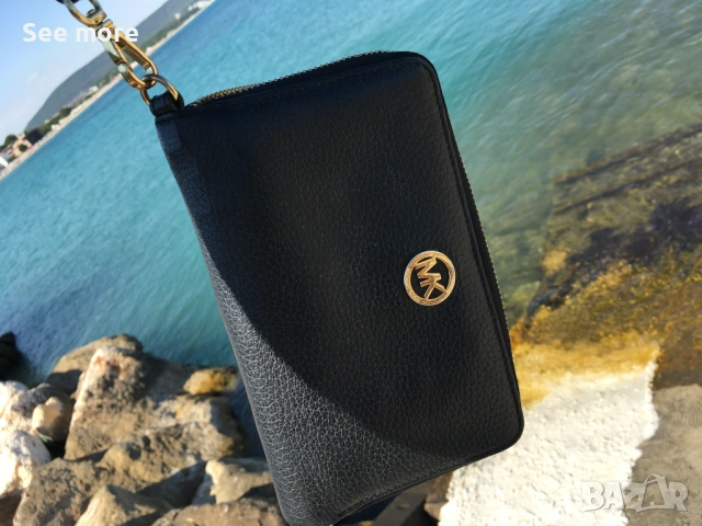 Michael Kors дамски портфейл естествена кожа