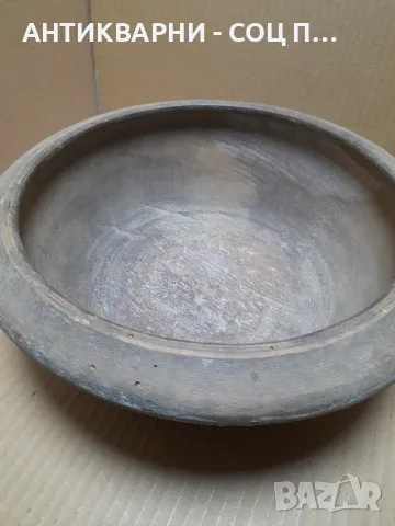Соц Стара Дървена Голяма Купа Съд., снимка 4 - Антикварни и старинни предмети - 48551186