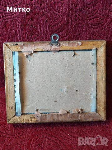 Стари японски копринени гоблени в дървена и стъклена рамка с антирефлексно стъкло., снимка 7 - Антикварни и старинни предмети - 32494131