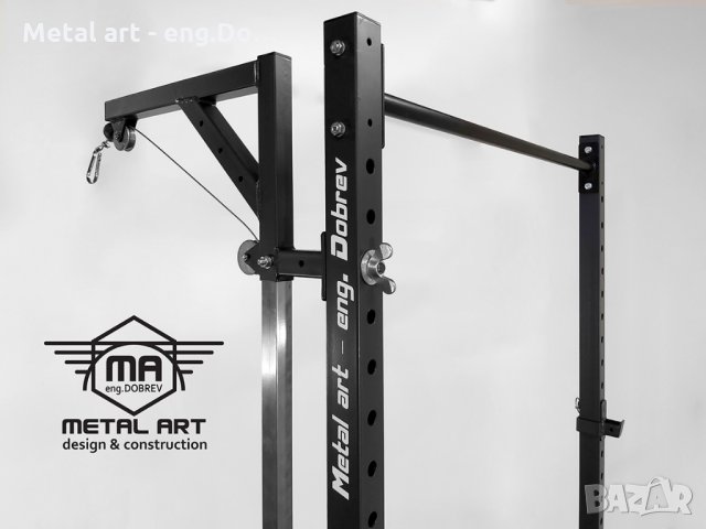 Стойка за клекове (Squat rack), снимка 7 - Фитнес уреди - 28415779