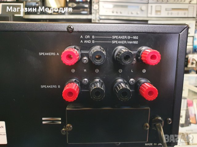 Усилвател Luxman LV-122 Две по 105 вата на 4 ома. В отлично техническо и визуално състояние. , снимка 9 - Ресийвъри, усилватели, смесителни пултове - 43502294