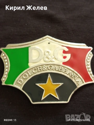 ФЕШЪН КАТАРАМА за КОЛАН с Лого DOLCE & GABBANA ЛУКСОЗНА 40722