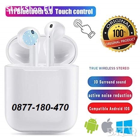 ТОП i11 качествени Безжични bluetooth слушалки airpods iphone android, снимка 2 - Безжични слушалки - 27852389