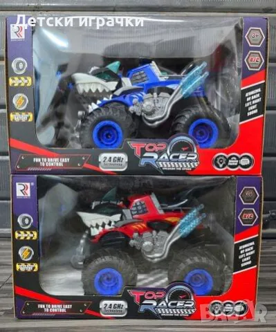 Кола джип Акула с пушек и дистанционно радиоуправляема , снимка 4 - Коли, камиони, мотори, писти - 48502829