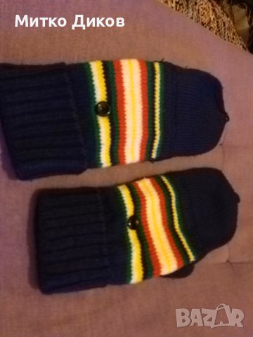 Ръкавици вълнени със свалящи се пръсти нови №8, снимка 3 - Ръкавици - 43397653