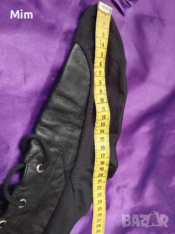 S/M Черни кожени дълги чорапи , снимка 6 - Бельо - 50528787