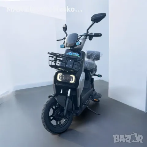 Електрически скутер с педали MaxElectric Infinity GT-1200W Black, снимка 2 - Мотоциклети и мототехника - 49747483