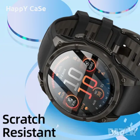 Garmin Fenix 8 / 8 Pro / 51mm. 47mm. 43mm. / 5D Протектор за цял екран, снимка 7 - Смарт часовници - 48227734