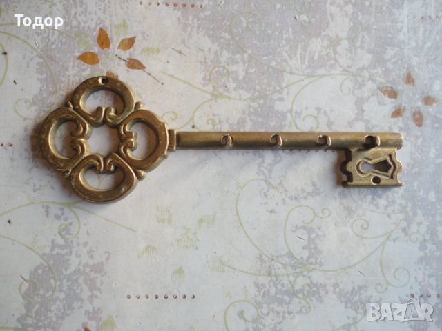 Невероятна бронзова поставка за ключове ключ, снимка 3 - Ключове - 43524665