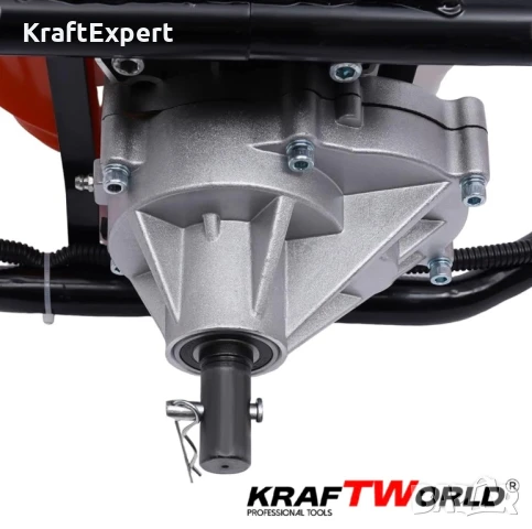 Бензинов Свредел KraftWorld – Градински Свредел с Двутактов Мотор, снимка 9 - Градински инструменти - 50549345