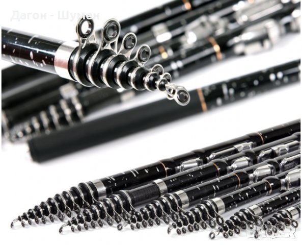 Компактна телескопична карбонова въдица, 3.60 м., снимка 7 - Въдици - 38823795