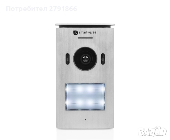 Видеодомофон Smartwares DIC-22112 с LCD монитор кабелен 2-проводен, снимка 2 - Други - 51845023