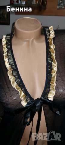 Халат тюл и  сатен hukemoller/л, снимка 5 - Корсети, бюстиета, топове - 32947953