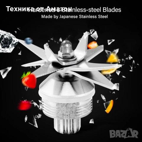 Блендер BioloMix T5200, 2200W, 2L, неръждаема стомана, функция таймер, снимка 4 - Блендери - 53161489