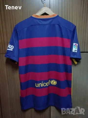 Barcelona Nike 2015/2016 оригинална тениска фланелка Барселона размер L, снимка 2 - Тениски - 49091883