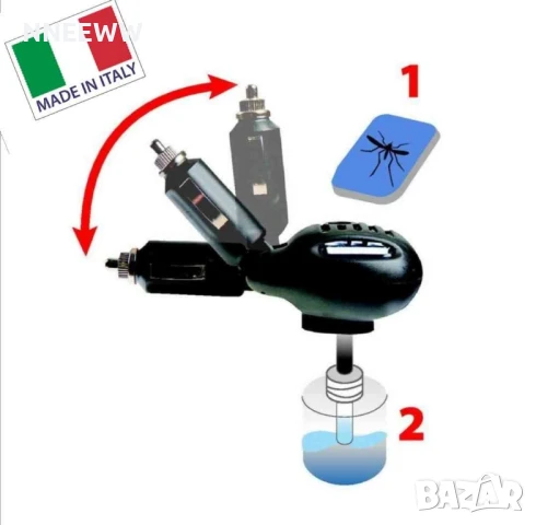 машинка против комари 12/24V Подходяща за автомобили и камиони 