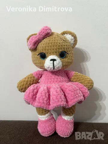 Плетени играчки-мечета, снимка 2 - Плюшени играчки - 49415972