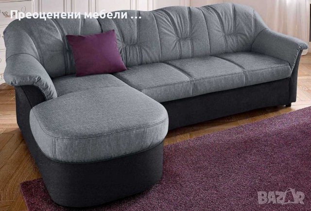 Ъглов диван от Domo collection "Flores" внос от Германия неразтегателен., снимка 2 - Дивани и мека мебел - 39188559