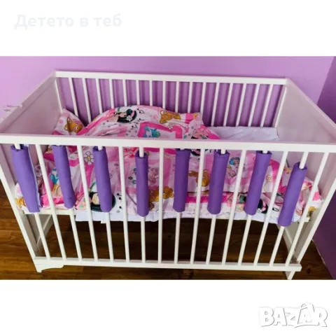 Единични предпазители за решетка на бебешко легло, снимка 1