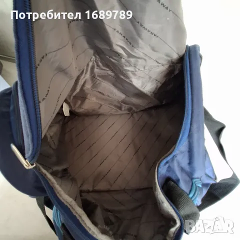 Платнен сак за пътуване с дълга и къса дръжка - 55 см, снимка 5 - Сакове - 50219996