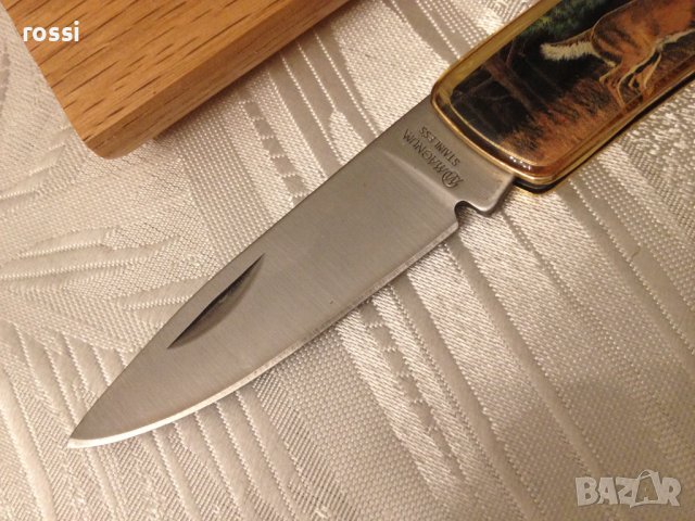 Немски ловен нож MAGNUM Stainless с елен и сърна в специална кутия, снимка 6 - Ножове - 39828520
