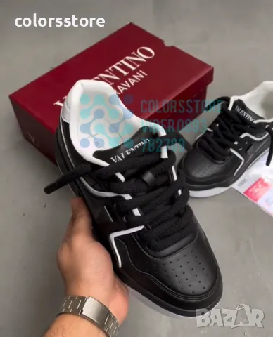 Мъжки черни кецове Valentino-BR171te, снимка 2 - Маратонки - 47868103