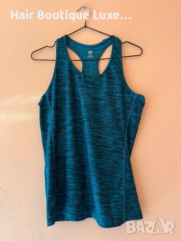 H&M Спортен потник в тюркоазен цвят М размер 💙