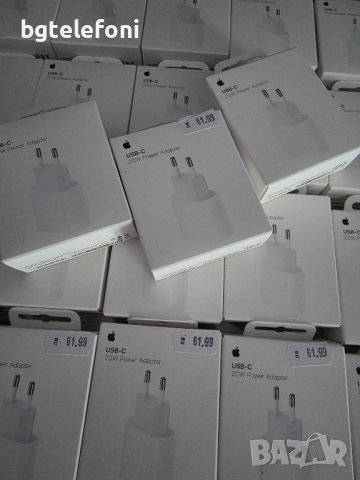 APPLE 20W Оригинален адаптер за бързо зареждане на iPhone