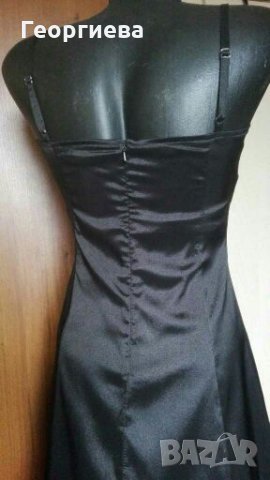 Прелестна черна дълга официална рокля ПРОМОЦИЯ👗🍀S р-р👗🍀 арт.345, снимка 9 - Рокли - 27967907