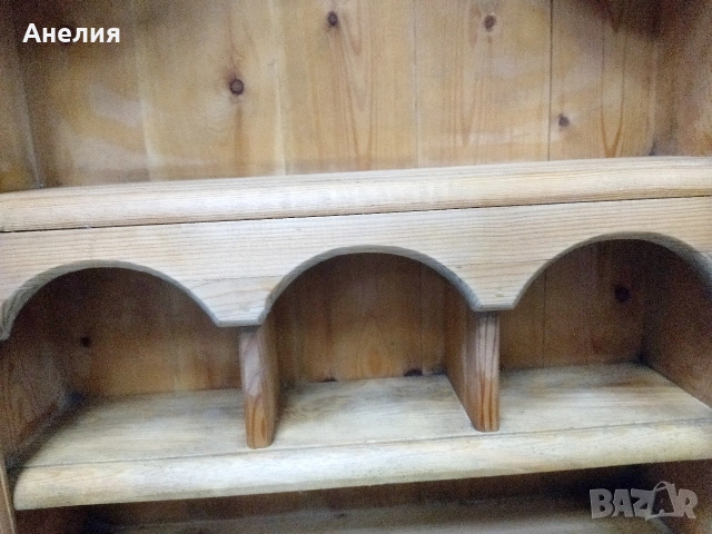 Винтидж стенна етажерка от скандинавски бор , снимка 5 - Декорация за дома - 53052564