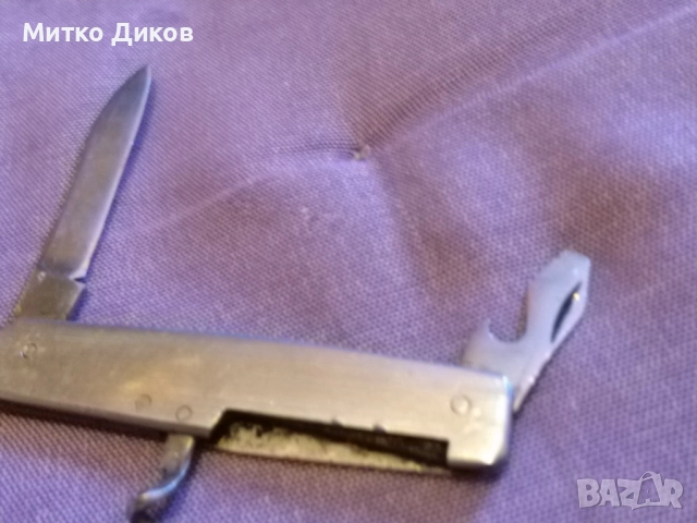 Сърп и чук джобно ножче от соца 80мм на 60мм острие, снимка 6 - Ножове - 52840264