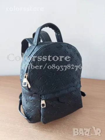 Черна раница  L❤️uis Vuitton -SG44ds, снимка 3 - Раници - 35269382