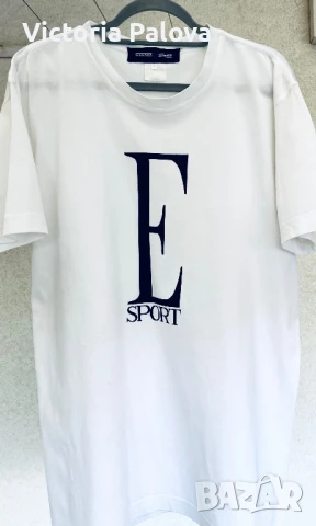 ESCADA SPORT бяла тениска лукс, снимка 2 - Тениски - 50455474