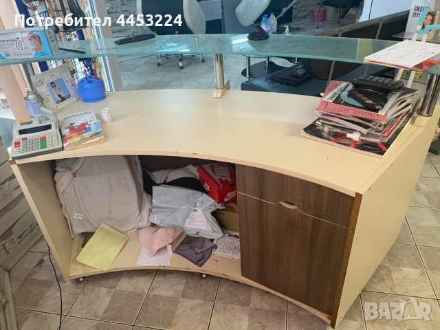 Рецепция, Бюро , Каса за салон,офис и др., снимка 4 - Друго търговско оборудване - 51746008