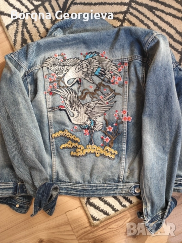 Късо дънково яке