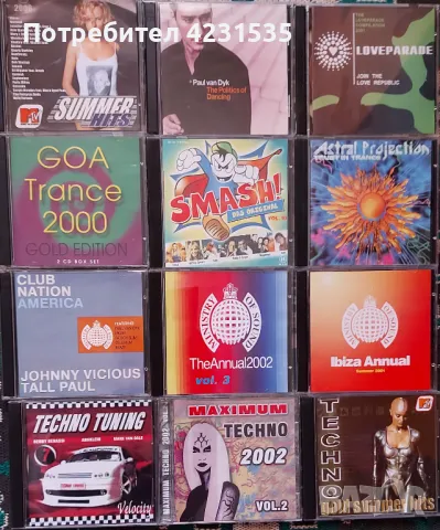 Компакт дискове, компилация, музика, денс , снимка 1