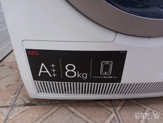 Сушилня с термопомпа АЕГ Aeg Series 8000 A+++ 8кг 2 години гаранция!, снимка 3 - Сушилни - 51549117