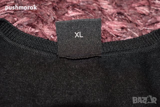 HUGO BOSS коприна / кашмир мъжка блуза Sz XL /  #00626 /, снимка 4 - Блузи - 43398883