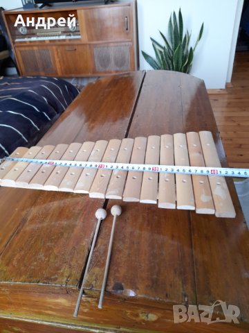 Стар детски музикален инструмент Xylophon, снимка 5 - Антикварни и старинни предмети - 43255502