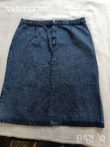 Дънкова пола, снимка 2 - Поли - 49711253