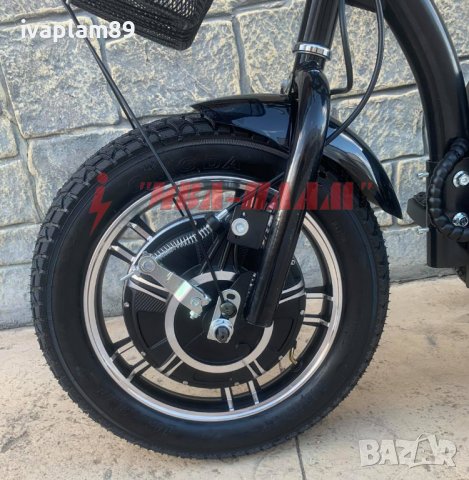 Електрическа триколка MPM-202B 750W , 48V с преден LED фар и задни гуми тип Large Tires - 2025г, снимка 3 - Мотоциклети и мототехника - 37041301