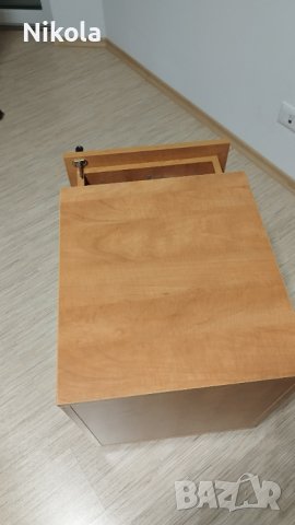 Шкафче за бюро на колела - контейнер със заключване 46/50/58см, снимка 10 - Шкафове - 43541071