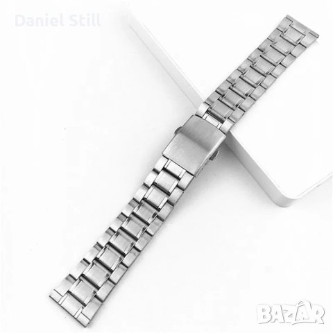 Каишка от неръждаема стомана Huawei Watch GT5/GT4/3/2e GT/4/2/3 Pro Samsung Galaxy Watch 22мм., снимка 9 - Каишки за часовници - 43306124